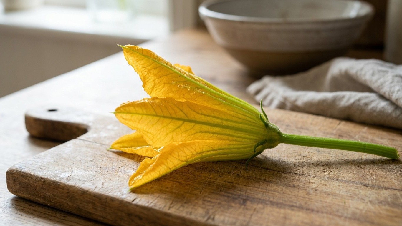 Je payais 2,40 € mes fleurs de courgette au marché et je les noyais dans la pâte à beignets : le soir où je les ai enfourn...