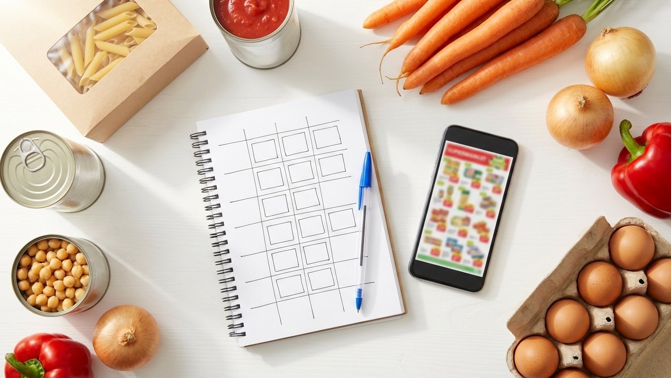 Planning repas semaine petit budget : la grille à remplir en 15 minutes chaque dimanche