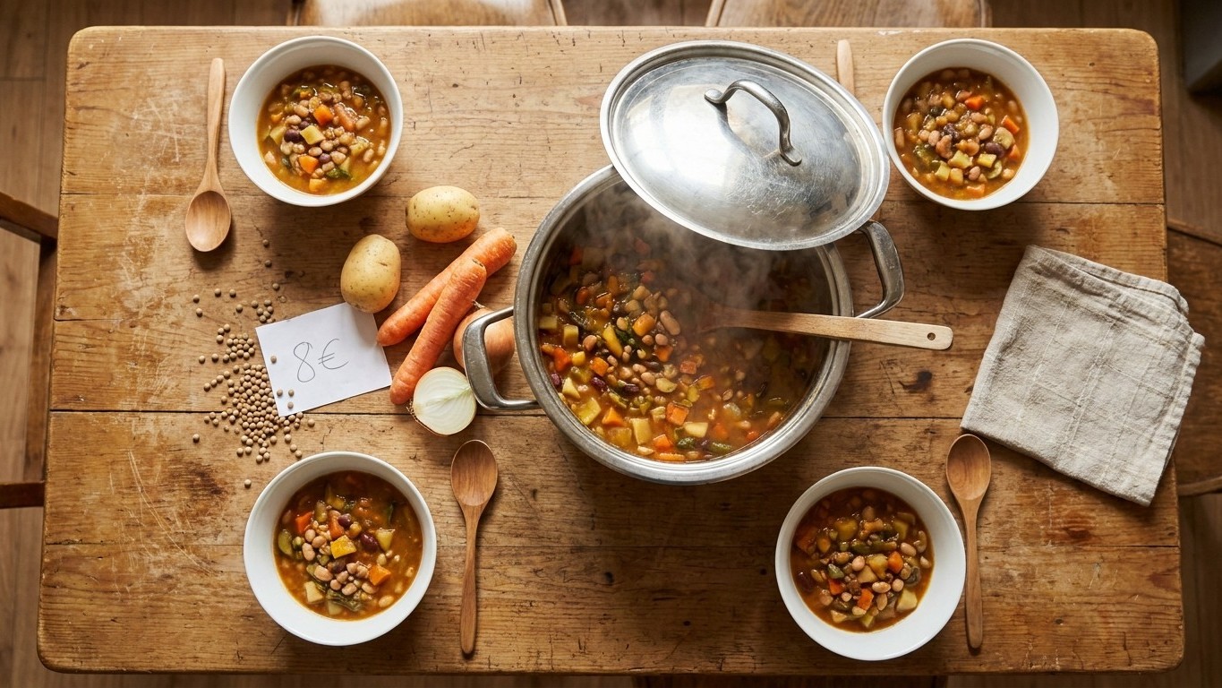 Recette économique 4 personnes : le plat unique qui nourrit tout le monde pour 8€