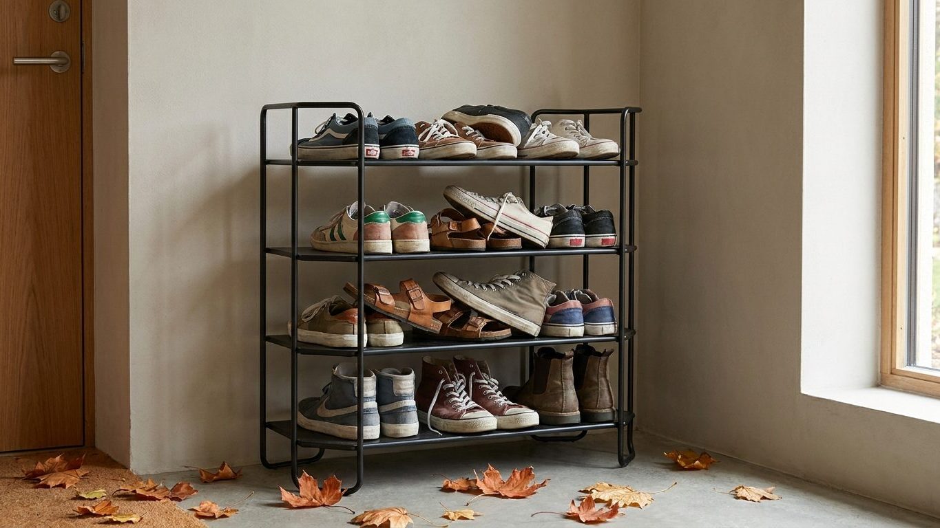 Range chaussures 4 étagères à 3,99 EUR chez Gifi : le bon plan rangement de la semaine